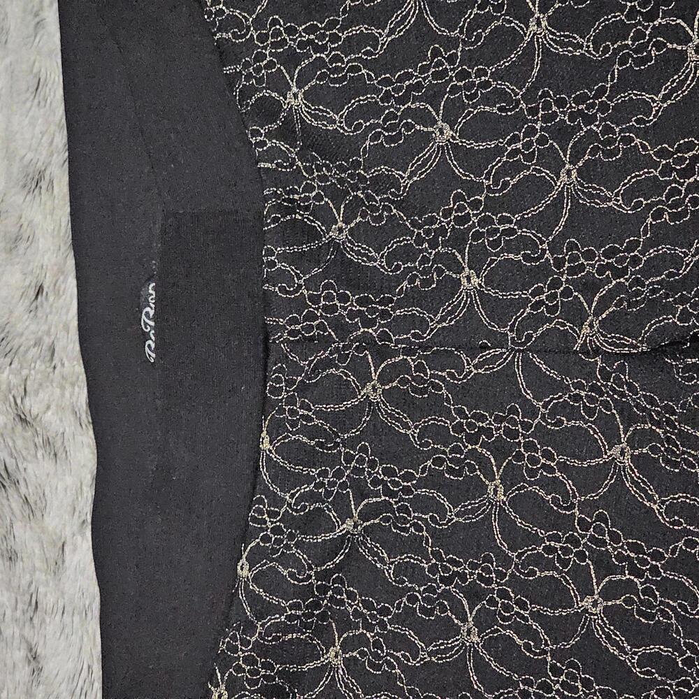 BeBop Black/gold Lace Ponte Leggings Size S NWOT - Picture 6 of 9